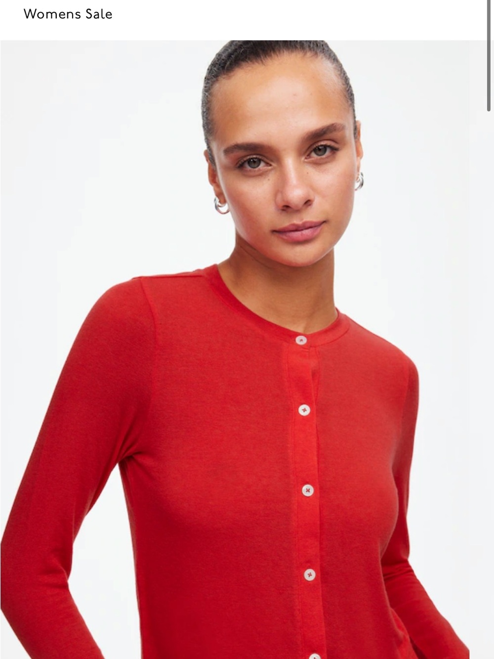 Madewell Vibrant Red Crewneck Top
